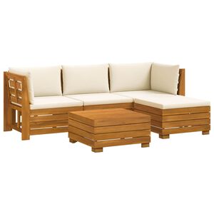 vidaXL &Sigma;&epsilon;&iota;&rho;ά &Kappa;&alpha;&nu;&alpha;&pi;έ &Epsilon;&xi;&omega;&tau;&epsilon;&rho;&iota;&kappa;&omicron;ύ 5 &Tau;&epsilon;&mu;ά&chi;&iota;&omicron; &Kappa;&alpha;&phi;έ &Sigma;&tau;&epsilon;&rho;&epsilon;ό &Xi;ύ&lambda;&omicron; &Alpha;&kappa;&alpha;&kappa;ί&alpha;&sigmaf;