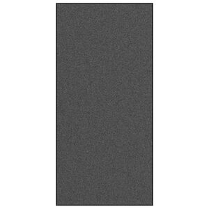 vidaXL Χαλάκι Εξώπορτας Άλλο Ανθρακί και Μαύρο 120 x 250 cm