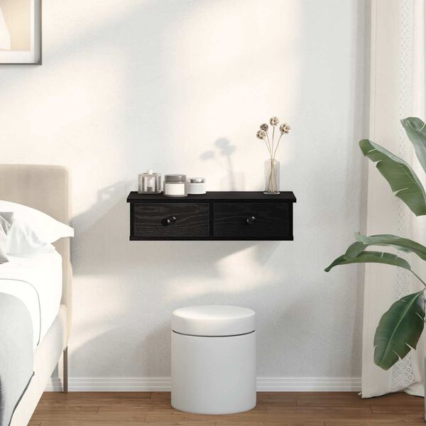 vidaXL &Rho;ά&phi;&iota; &tau;&omicron;ί&chi;&omicron;&upsilon; &mu;&epsilon; &sigma;&upsilon;&rho;&tau;ά&rho;&iota;&alpha; &Mu;&alpha;ύ&rho;&omicron; 60x28x15 cm &Kappa;&alpha;&tau;&alpha;&sigma;&kappa;&epsilon;&upsilon;&alpha;&sigma;&mu;έ&nu;&omicron; &xi;ύ&lambda;&omicron;