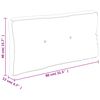vidaXL Μαξιλάρι Παλέτας Taupe 80 x 40 x 12 εκ. Υφασμάτινο