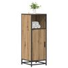 vidaXL Ντουλάπι Μπάνιου με αποθήκευση artisan δρυς 35 x 37.5 x 100 εκ.