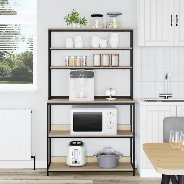 vidaXL &Rho;ά&phi;&iota; &Kappa;&omicron;&upsilon;&zeta;ί&nu;&alpha;&sigmaf; &Delta;&rho;ύ&sigmaf; Sonoma 100 x 40 x 168 &epsilon;&kappa; &Epsilon;&pi;&epsilon;&xi;&epsilon;&rho;&gamma;&alpha;&sigma;&mu;έ&nu;&omicron; &xi;ύ&lambda;&omicron;