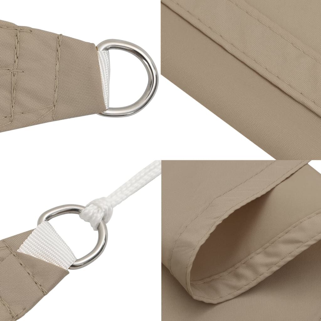 vidaXL Πανί Σκίασης Ορθογώνιο Taupe 2 x 2,5 μ. από Ύφασμα Oxford