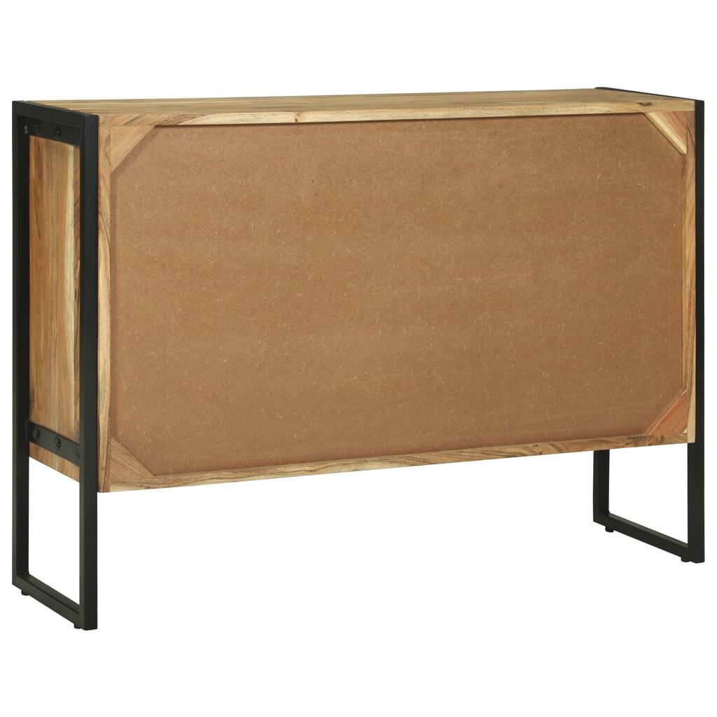 vidaXL Πλευρικός Ντούλαπας 100x30x75 cm Μασίφ Ξύλο Ακακίας