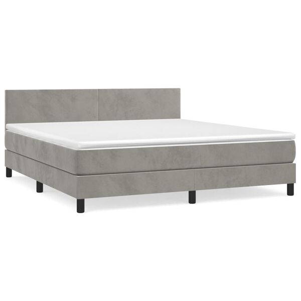 vidaXL &Kappa;&rho;&epsilon;&beta;ά&tau;&iota; Boxspring &mu;&epsilon; &Sigma;&tau;&rho;ώ&mu;&alpha; &Alpha;&nu;&omicron;&iota;&chi;&tau;ό &Gamma;&kappa;&rho;&iota; 180x200 &epsilon;&kappa;. &Beta;&epsilon;&lambda;&omicron;ύ&delta;&iota;&nu;&omicron;