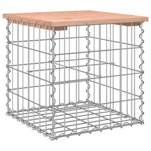 vidaXL Πάγκος Κήπου Συρματοκιβώτιο 43 x 44 x 42 εκ. Μασίφ Ψευδοτσούγκα