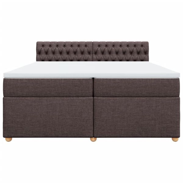 vidaXL &Kappa;&rho;&epsilon;&beta;ά&tau;&iota; Boxspring &mu;&epsilon; &Sigma;&tau;&rho;ώ&mu;&alpha; &Sigma;&kappa;&omicron;ύ&rho;&omicron; &Kappa;&alpha;&phi;έ 200x200 &epsilon;&kappa;. &Upsilon;&phi;&alpha;&sigma;&mu;ά&tau;&iota;&nu;&omicron;