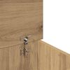 vidaXL Κουτί Αποθήκευσης Αρτισιανή Δρυς 30x50x28 εκ. Επεξ.Ξύλο