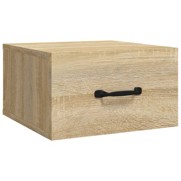 vidaXL Κομοδίνα Επιτοίχια 2 τεμ. Sonoma Δρυς 35 x 35 x 20 εκ.