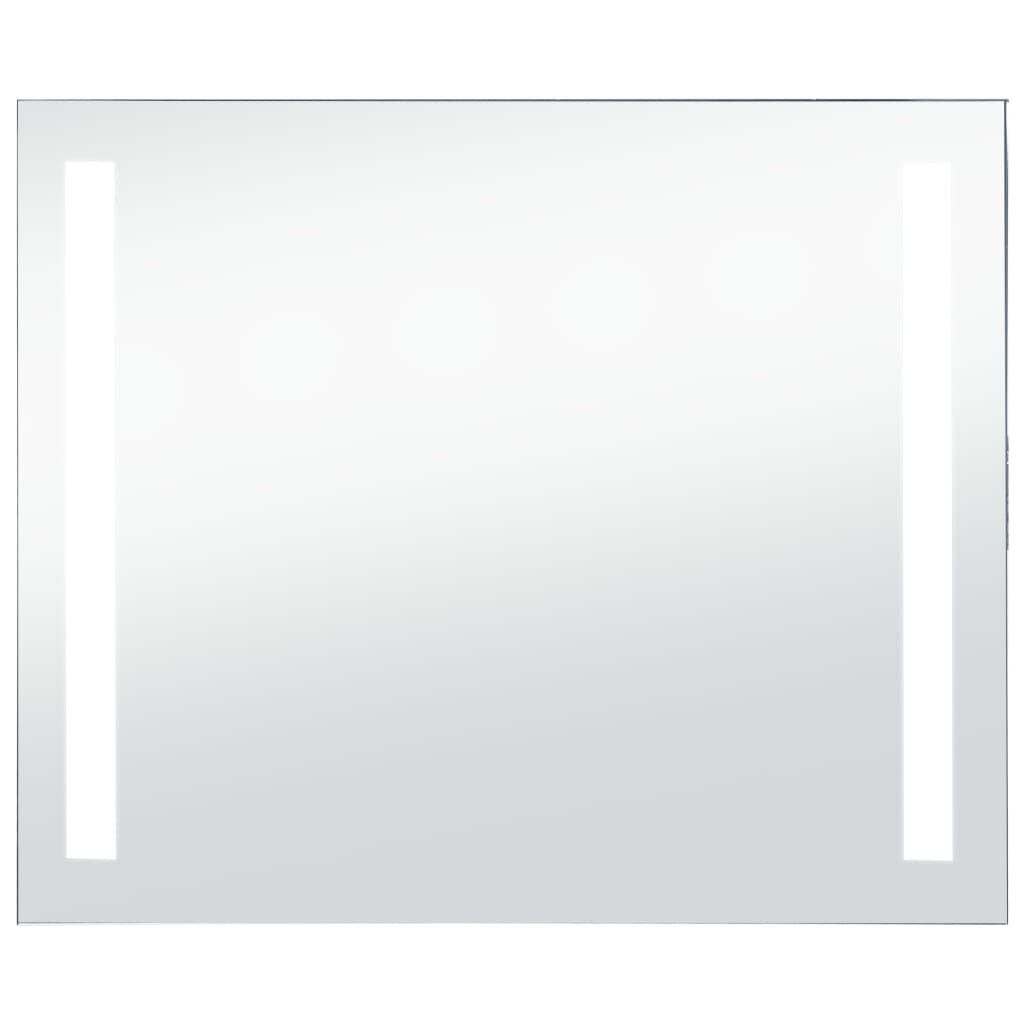 vidaXL Καθρέφτης Μπάνιου Τοίχου με LED 80 x 60 εκ.