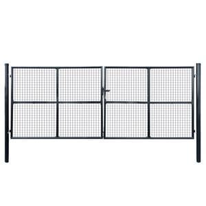 vidaXL &Pi;ό&rho;&tau;&alpha; &Kappa;ή&pi;&omicron;&upsilon; &mu;&epsilon; &Pi;&lambda;έ&gamma;&mu;&alpha; &Gamma;&kappa;&rho;&iota; 400x150 &epsilon;&kappa;. &alpha;&pi;ό &Gamma;&alpha;&lambda;&beta;&alpha;&nu;&iota;&sigma;&mu;έ&nu;&omicron; &Alpha;&tau;&sigma;ά&lambda;&iota;