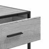 vidaXL Τραπέζι κονσόλας Γκρίζο Σονόμα 90x35x80 cm Ξύλινη κατασκευή