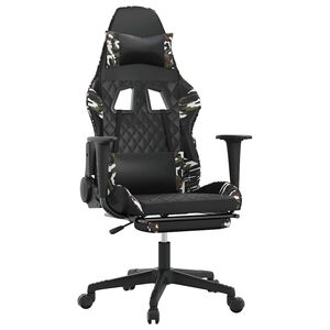 vidaXL &Kappa;&alpha;&rho;έ&kappa;&lambda;&alpha; Gaming &Mu;&alpha;&sigma;ά&zeta; &Upsilon;&pi;&omicron;&pi;ό&delta;&iota;&omicron; &Mu;&alpha;ύ&rho;&omicron;&sigmaf; &Pi;&alpha;&rho;&alpha;&lambda;&lambda;&alpha;&gamma;ή &Sigma;&upsilon;&nu;&theta;&epsilon;&tau;&iota;&kappa;ό &Delta;έ&rho;&mu;&alpha;