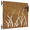 vidaXL &Pi;ό&rho;&tau;&alpha; &Kappa;ή&pi;&omicron;&upsilon; &mu;&epsilon; &Sigma;&chi;έ&delta;&iota;&omicron; &Chi;ό&rho;&tau;&omicron;&upsilon; &alpha;&pi;ό &Alpha;&tau;&sigma;ά&lambda;&iota; Corten 85x75 &epsilon;&kappa;.