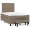 vidaXL &Kappa;&rho;&epsilon;&beta;ά&tau;&iota; Boxspring &mu;&epsilon; &Sigma;&tau;&rho;ώ&mu;&alpha; Taupe 120x190 &epsilon;&kappa;. &Upsilon;&phi;&alpha;&sigma;&mu;ά&tau;&iota;&nu;&omicron;