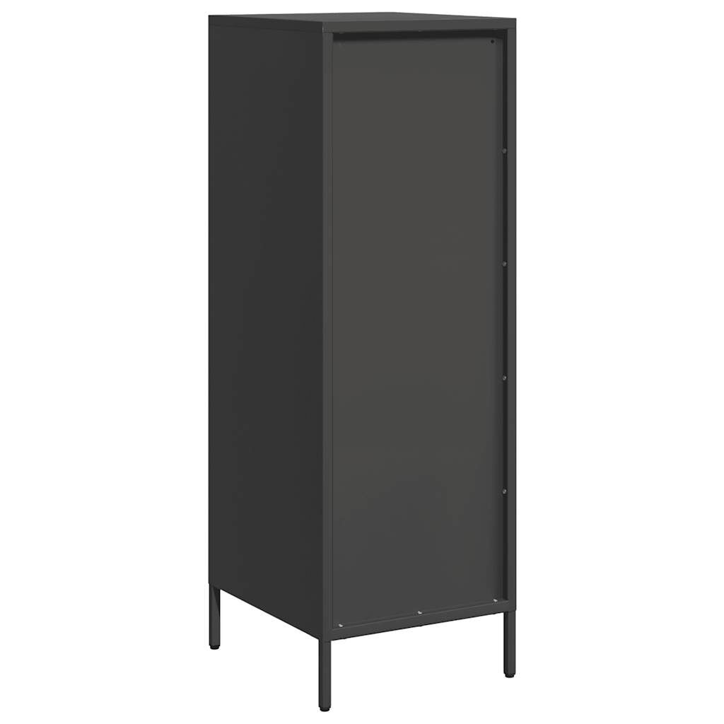 vidaXL Ντουλάπι Μαύρο 39x35x103,5 εκ. από Ατσάλι