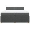 vidaXL &Kappa;&rho;&epsilon;&beta;ά&tau;&iota; Boxspring &mu;&epsilon; &Sigma;&tau;&rho;ώ&mu;&alpha; &Sigma;&kappa;&omicron;ύ&rho;&omicron; &Gamma;&kappa;&rho;&iota; 200x200 &epsilon;&kappa;. &Upsilon;&phi;&alpha;&sigma;&mu;ά&tau;&iota;&nu;&omicron;