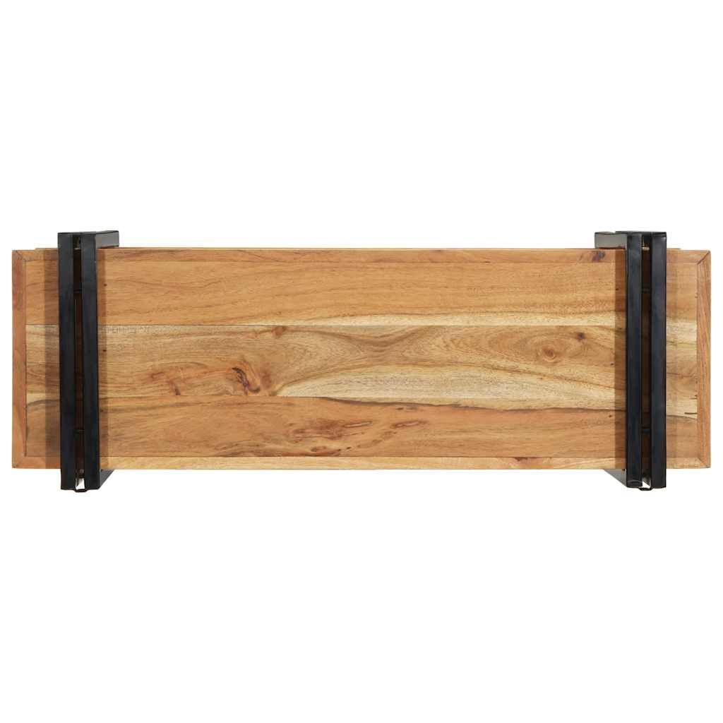 vidaXL Ράφι τοίχου 90x33x45 cm μασίφ ξύλο ακακίας