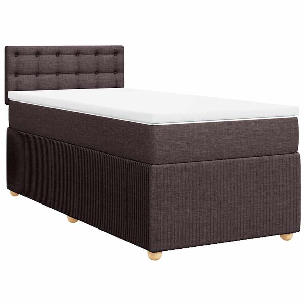 vidaXL &Kappa;&rho;&epsilon;&beta;ά&tau;&iota; Boxspring &mu;&epsilon; &Sigma;&tau;&rho;ώ&mu;&alpha; &Sigma;&kappa;&omicron;ύ&rho;&omicron; &Kappa;&alpha;&phi;έ 90x200 &epsilon;&kappa;. &Upsilon;&phi;&alpha;&sigma;&mu;ά&tau;&iota;&nu;&omicron;