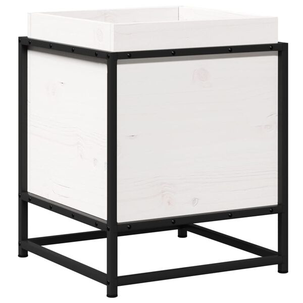 vidaXL &Zeta;&alpha;&rho;&nu;&tau;&iota;&nu;&iota;έ&rho;&alpha; &Lambda;&epsilon;&upsilon;&kappa;ή. 40x40x50 &epsilon;&kappa; &alpha;&pi;ό &Mu;&alpha;&sigma;ί&phi; &Xi;ύ&lambda;&omicron; &Pi;&epsilon;ύ&kappa;&omicron;&upsilon;