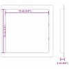 vidaXL Πίνακες Πρόσβασης 2 pcs Λευκό 15 x 15 x 2 εκ. ΑΒΣ Πλαστικό