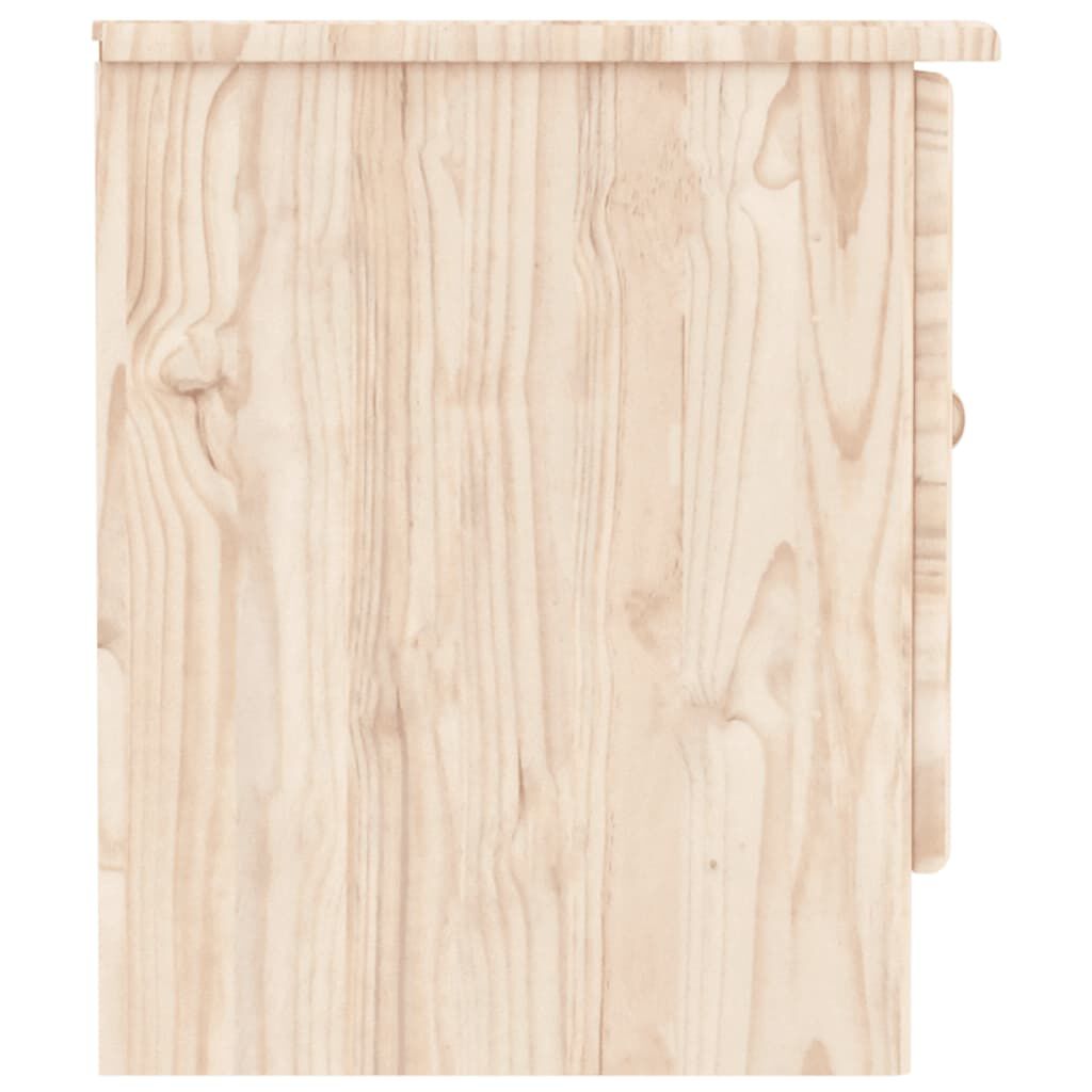vidaXL Έπιπλο Τηλεόρασης ALTA 112 x 35 x 41 εκ. από Μασίφ Ξύλο Πεύκου