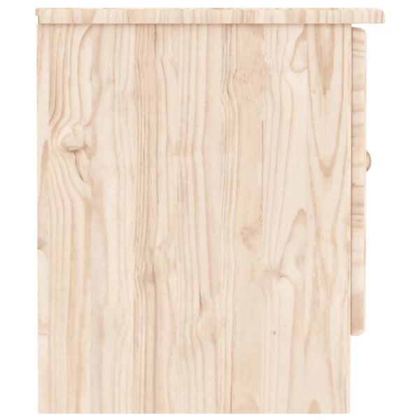 vidaXL Έπιπλο Τηλεόρασης ALTA 112 x 35 x 41 εκ. από Μασίφ Ξύλο Πεύκου