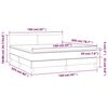 vidaXL &Kappa;&rho;&epsilon;&beta;ά&tau;&iota; Boxspring &mu;&epsilon; &Sigma;&tau;&rho;ώ&mu;&alpha; &Mu;&alpha;ύ&rho;&omicron; 160x200 &epsilon;&kappa;. &Upsilon;&phi;&alpha;&sigma;&mu;ά&tau;&iota;&nu;&omicron;