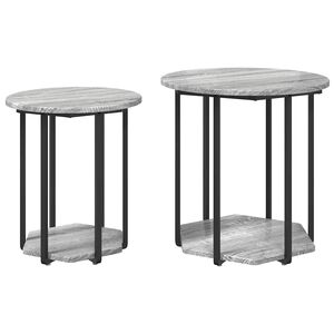vidaXL &Sigma;&epsilon;&tau; &beta;&omicron;&eta;&theta;&eta;&tau;&iota;&kappa;ά &tau;&rho;&alpha;&pi;&epsilon;&zeta;ά&kappa;&iota;&alpha; 2 &tau;&mu;&chi;. &Gamma;&kappa;&rho;&iota; 50 x 50 x 50,5 cm
