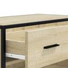 vidaXL Ντουλάπι παπουτσιών Sonoma Oak Κατασκευασμένο ξύλο και μέταλλο