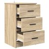 vidaXL Κομοδίνο Sonoma Δρυς 38 x 38 x 66 εκ Επεξεργασμένο ξύλο
