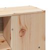 vidaXL Κρεβάτι Βιβλιοθήκη Χωρίς Στρώμα 150x200 εκ Μασίφ Ξύλο
