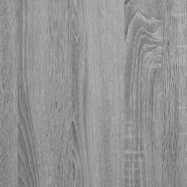 vidaXL Γραφείο με Ράφια Γκρι Sonoma 102x45x148 εκ. Επεξεργασμένο Ξύλο