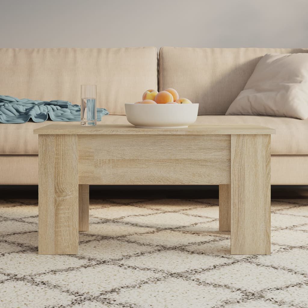 vidaXL Τραπεζάκι Σαλονιού Sonoma Δρυς 79x49x41 εκ. Επεξεργασμένο Ξύλο