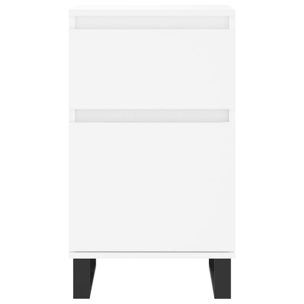 vidaXL Ντουλάπια 2 τεμ. Λευκά 40 x 35 x 70 εκ. από Επεξεργασμένο Ξύλο