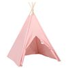 vidaXL &Sigma;&kappa;&eta;&nu;ή Teepee &Pi;&alpha;&iota;&delta;&iota;&kappa;ή &Rho;&omicron;&zeta; 120x120x150 &epsilon;&kappa;. Peach Skin &mu;&epsilon; &Sigma;ά&kappa;&omicron;