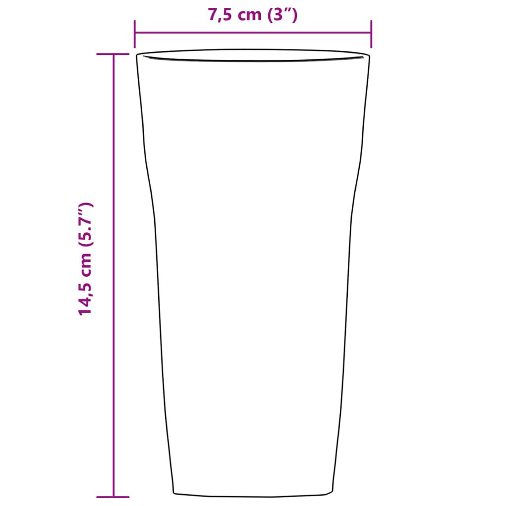vidaXL Ποτήρια 6 Τεμ. 310 ml