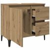vidaXL Ντουλάπι Νιπτήρα Αρτισιανή Δρυς 65x33x60 εκ. Επεξ. Ξύλο