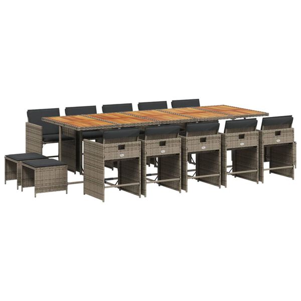 vidaXL &Sigma;&epsilon;&tau; &Tau;&rho;&alpha;&pi;&epsilon;&zeta;&alpha;&rho;ί&alpha;&sigmaf; &Kappa;ή&pi;&omicron;&upsilon; 15 &tau;&epsilon;&mu;. &Gamma;&kappa;&rho;&iota; &Sigma;&upsilon;&nu;&theta;&epsilon;&tau;&iota;&kappa;ό &Rho;&alpha;&tau;ά&nu; &mu;&epsilon; &Mu;&alpha;&xi;&iota;&lambda;ά&rho;&iota;&alpha;