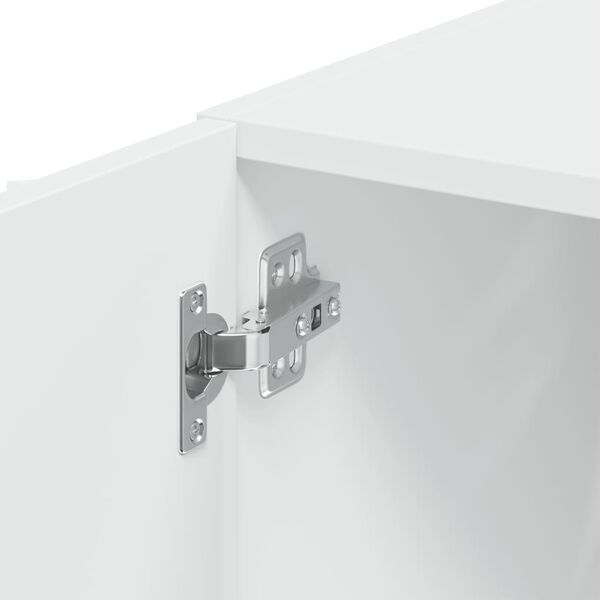 vidaXL Ντουλάπι Τοίχου άσπρο 30x42,5x40 εκ. Επεξεργασμένο Ξύλο