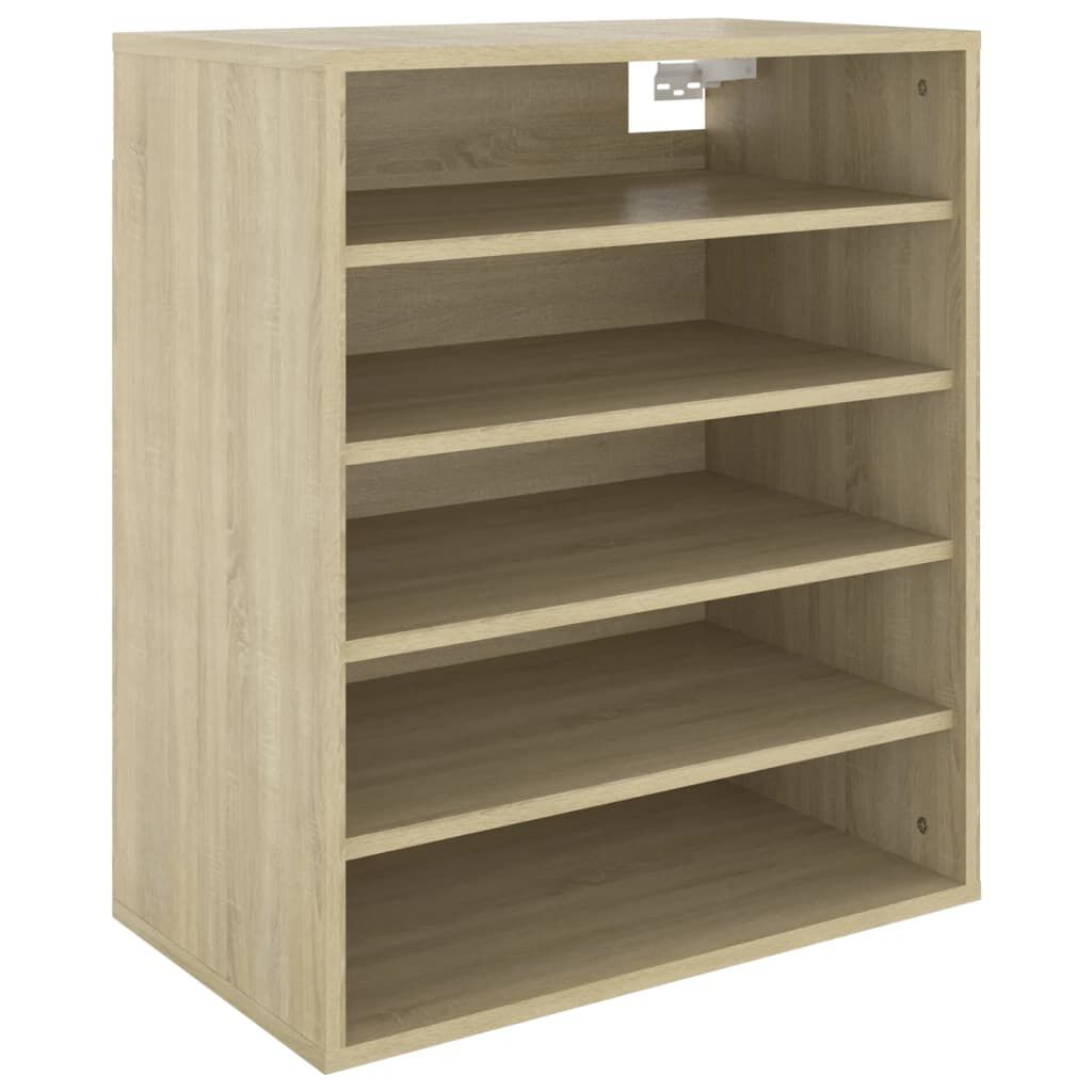 vidaXL Παπουτσοθήκη Sonoma Δρυς 60 x 35 x 70 εκ. από Επεξ. Ξύλο