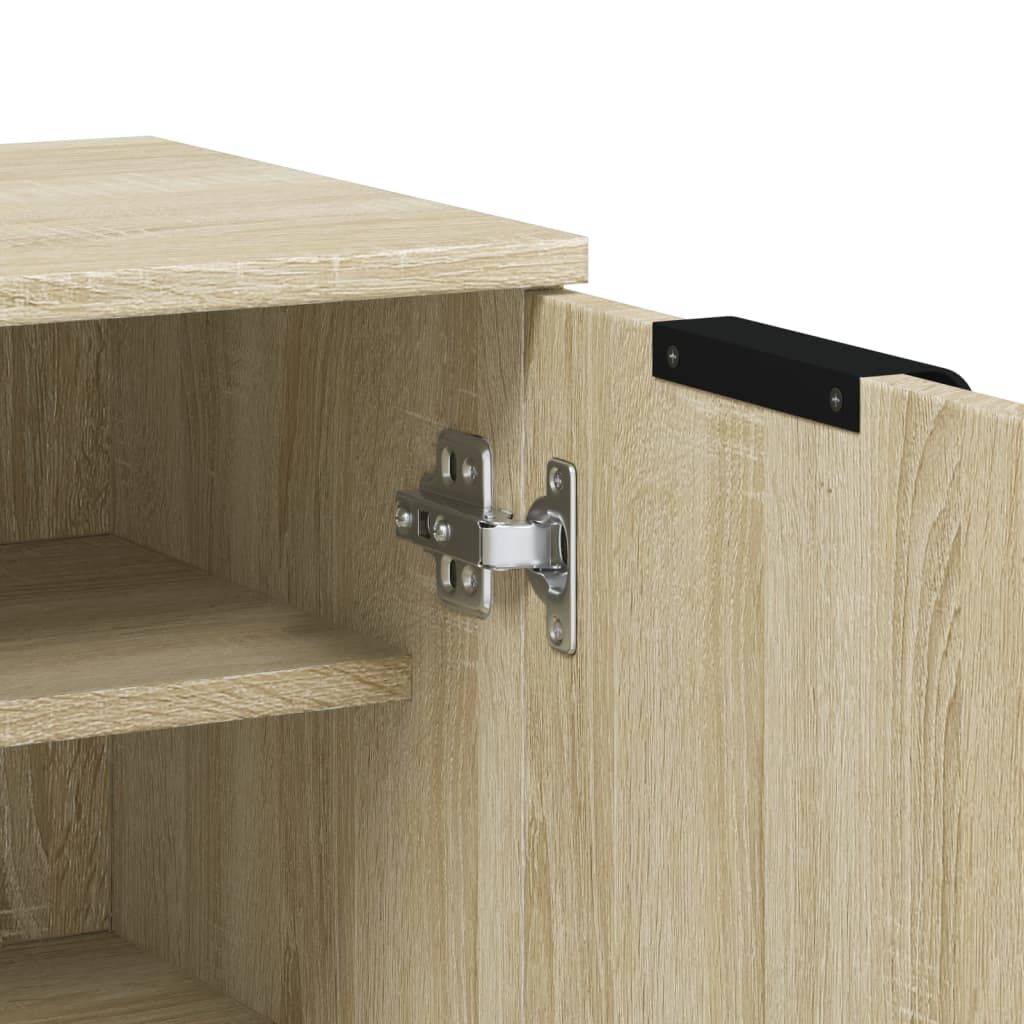 vidaXL Παπουτσοθήκη Sonoma Δρυς 59x35x100 εκ. από Επεξεργασμένο Ξύλο