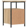 vidaXL Κομοδίνο Sonoma Δρυς 34 x 35,5 x 50 εκ. από Επεξεργασμένο Ξύλο