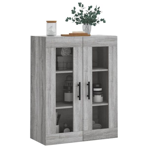vidaXL Ντουλάπι Τοίχου Γκρι Sonoma 69,5 x 34 x 90 εκ.