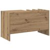 vidaXL Ντουλάπι δίσκων βινυλίου με ράφι Artisan Oak 78,5 x 35 x 45 εκ