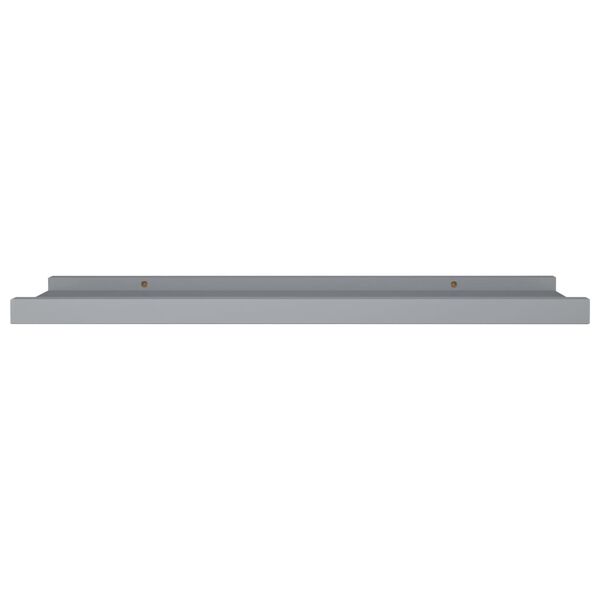 vidaXL Ράφια για Κορνίζες 2 τεμ. Γκρι 60 x 9 x 3 εκ. από MDF