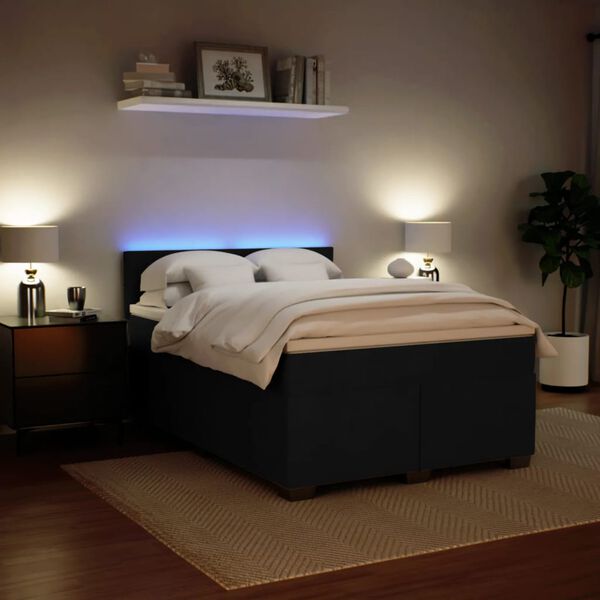 vidaXL &Kappa;&rho;&epsilon;&beta;ά&tau;&iota; Boxspring &mu;&epsilon; &Sigma;&tau;&rho;ώ&mu;&alpha; &Mu;&alpha;ύ&rho;&omicron; 160x200 &epsilon;&kappa;. &Beta;&epsilon;&lambda;&omicron;ύ&delta;&iota;&nu;&omicron;