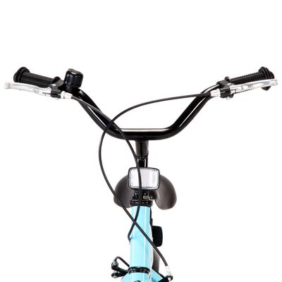 vidaXL Ποδήλατο Παιδικό Μαύρο / Μπλε 14 Ιντσών