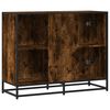 vidaXL Sideboard Καπνιστή δρυς 94x35x76 cm Κατασκευασμένο ξύλο