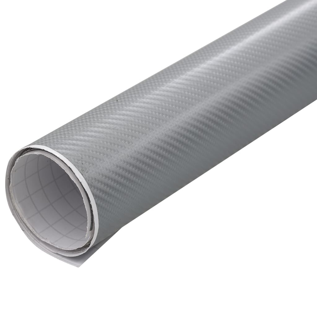 vidaXL Μεμβράνες Αυτοκινήτου 4D 2 τεμ. Ασημί 100x150 εκ. & 50x150 εκ.